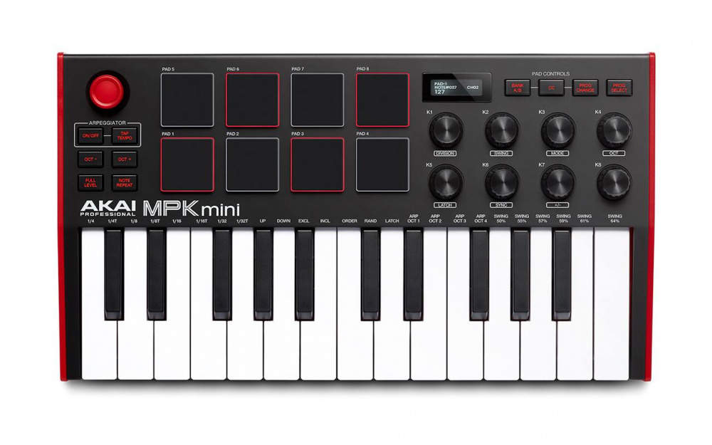 AKAI PRO MPK MINI MK3 обновление прошивки