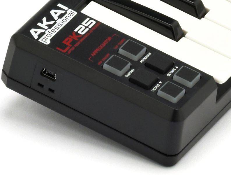 AKAI PRO LPK25 миди-клавиатура – фото 12